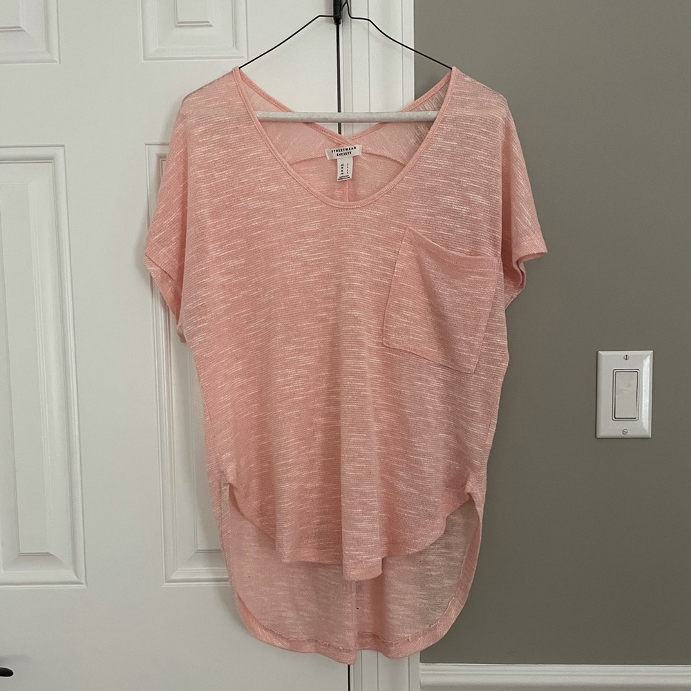 Pink streetwear sxciety tee